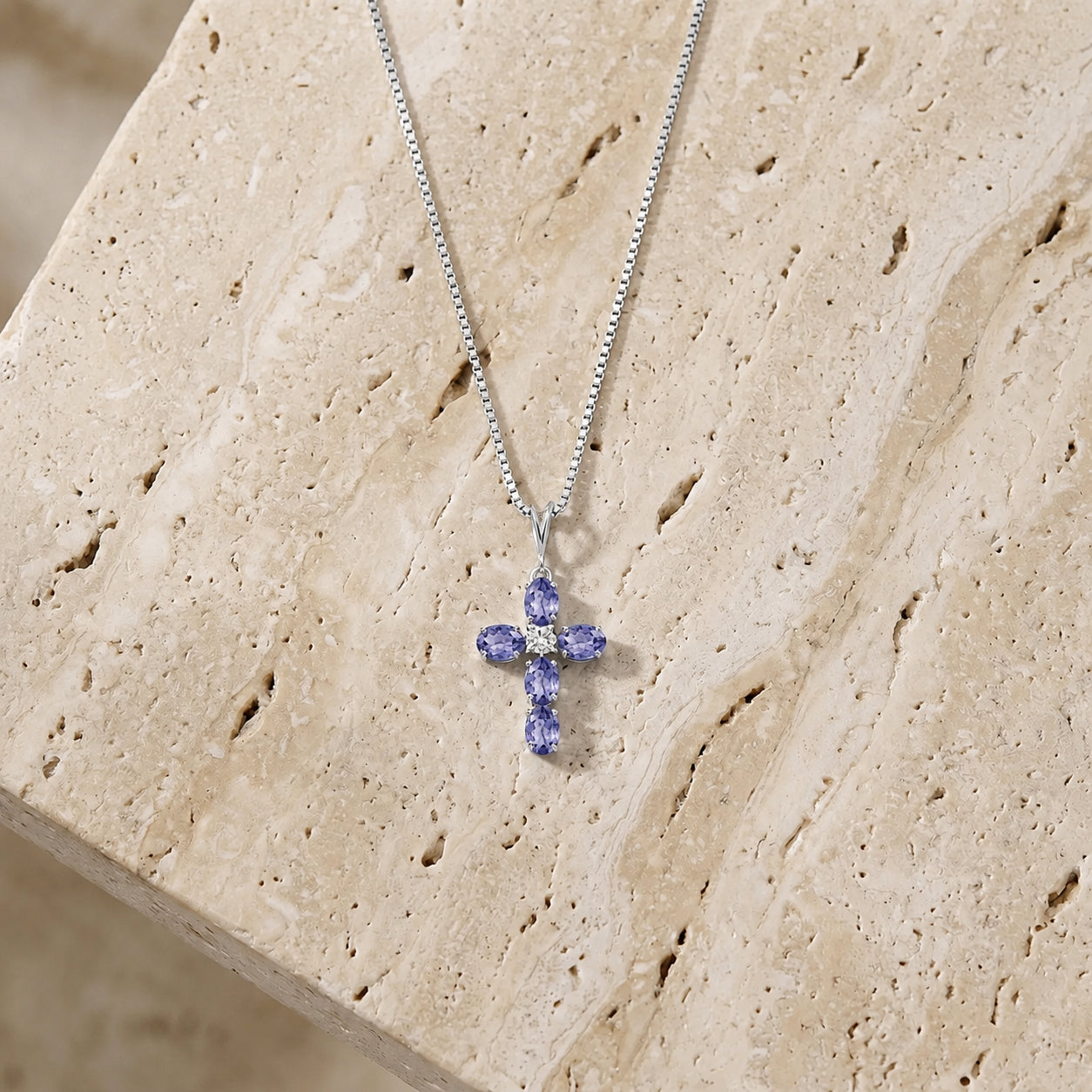 White Gold Grace Necklace Citrine 10K — Nadia