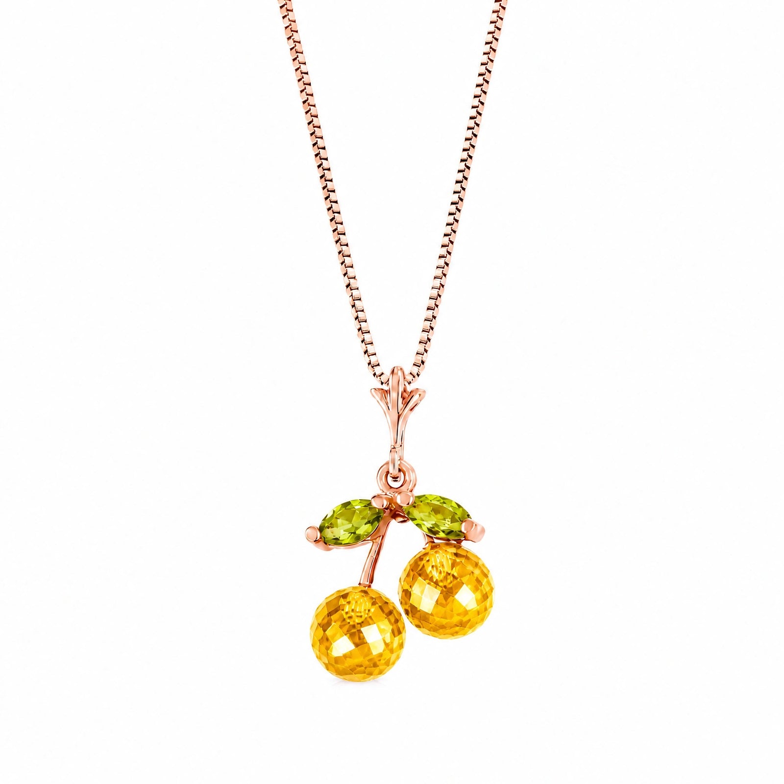 Rose Gold Peridot & Citrine — Edda