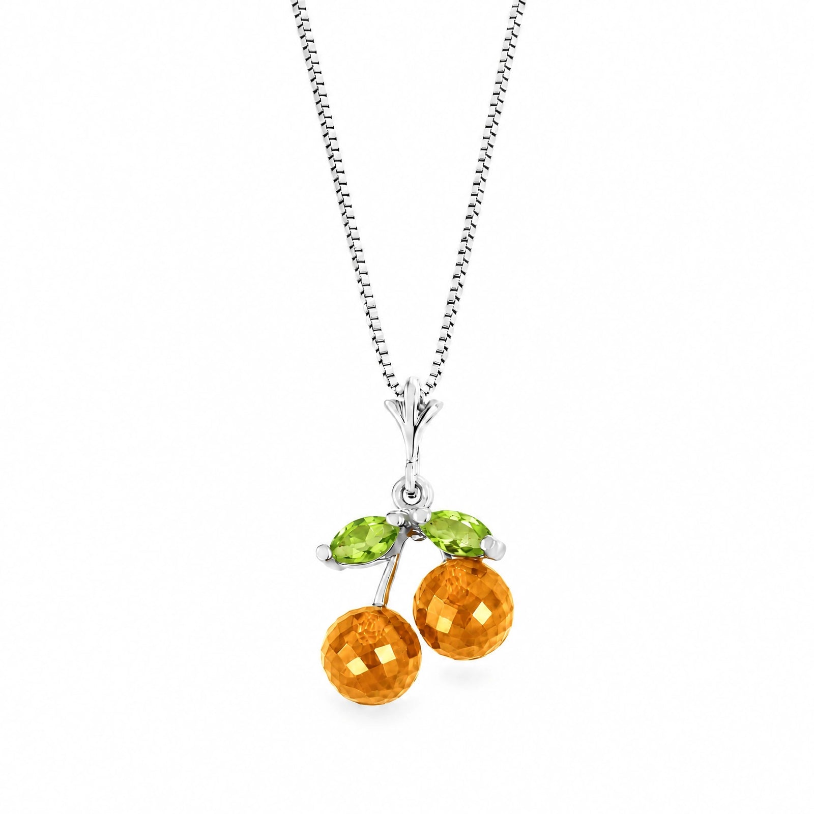 White Gold Peridot & Citrine — Edda
