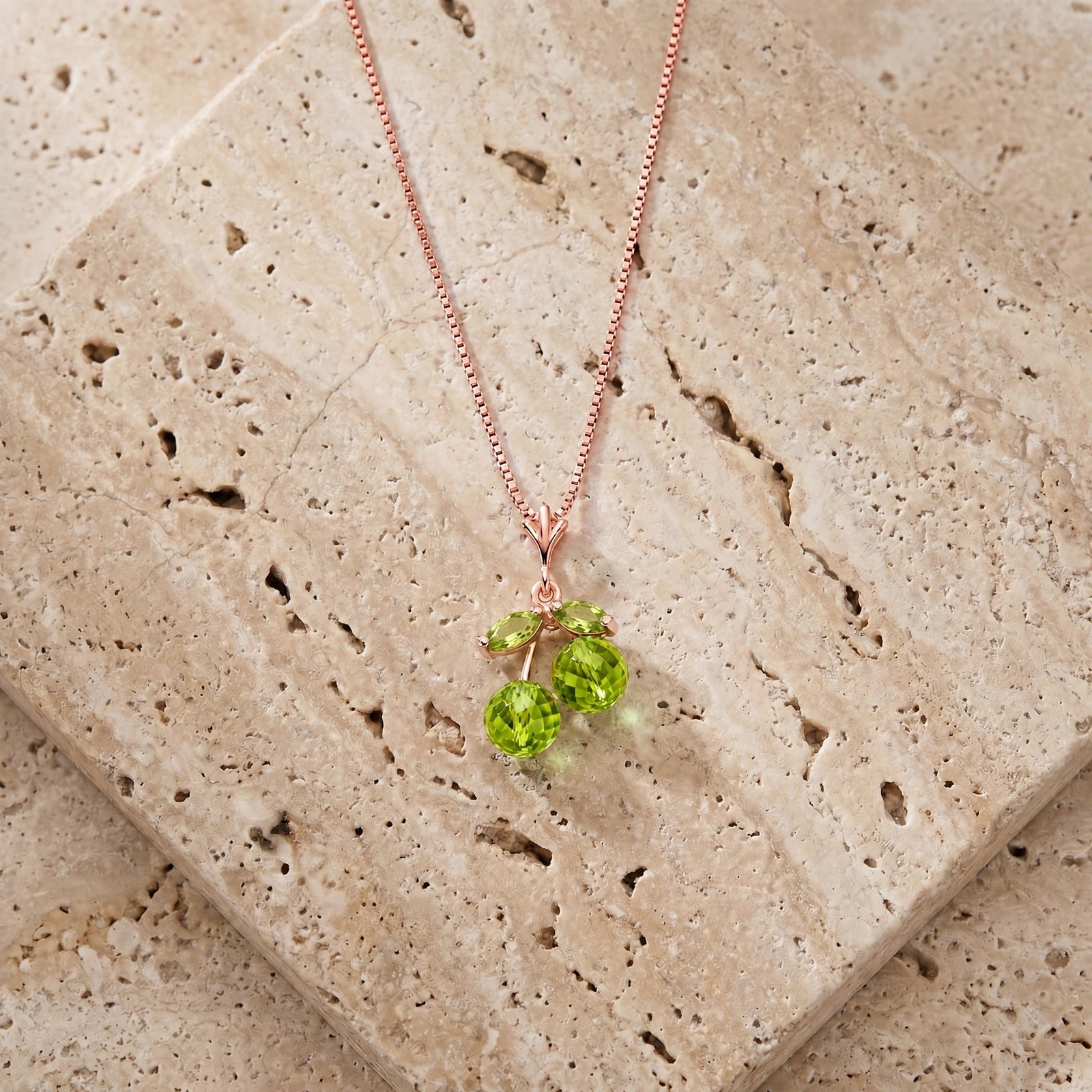Rose Gold Peridot — Edda