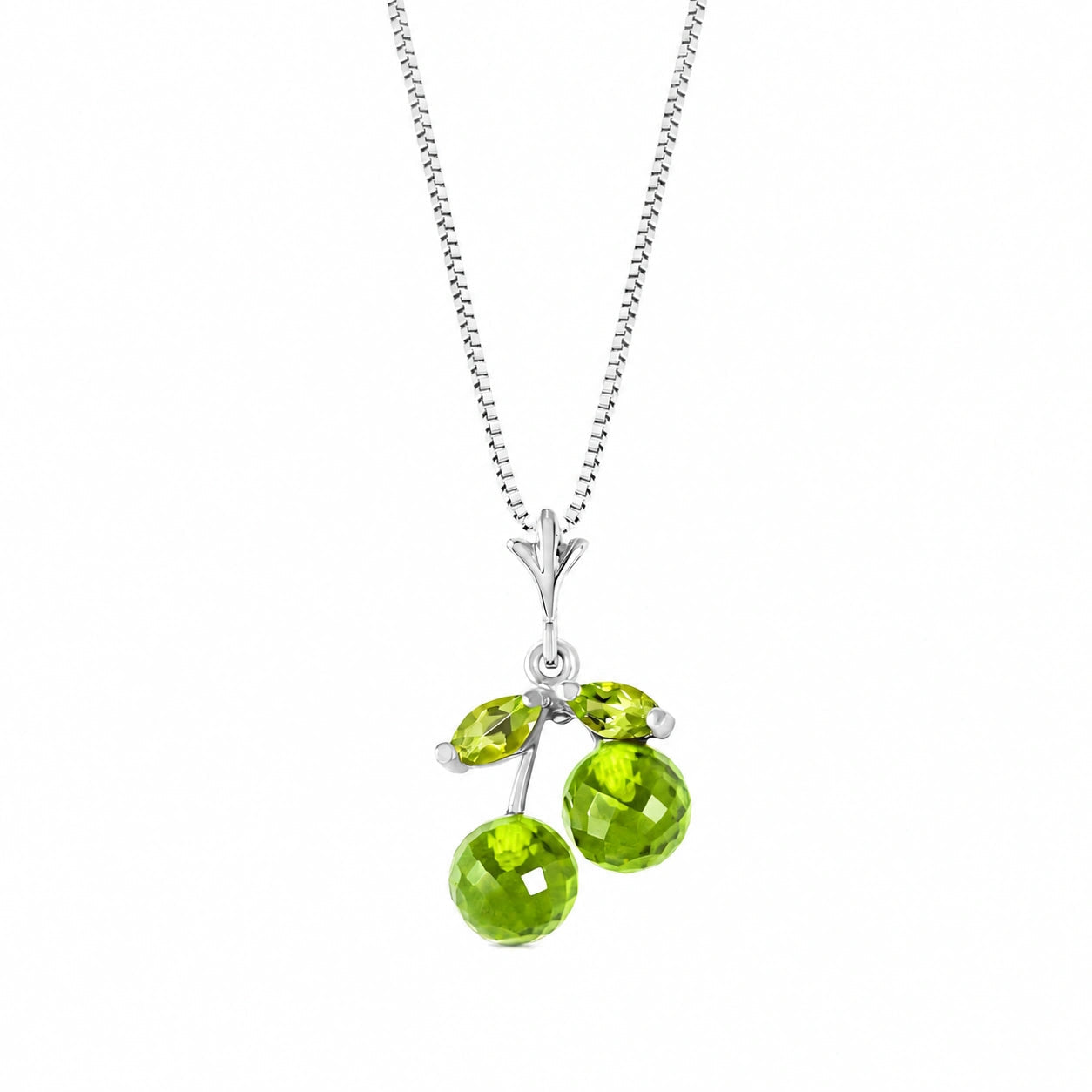 White Gold Peridot — Edda