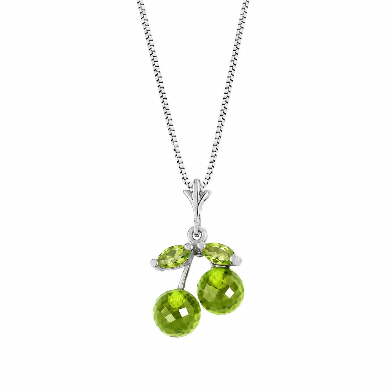 White Gold Peridot — Edda