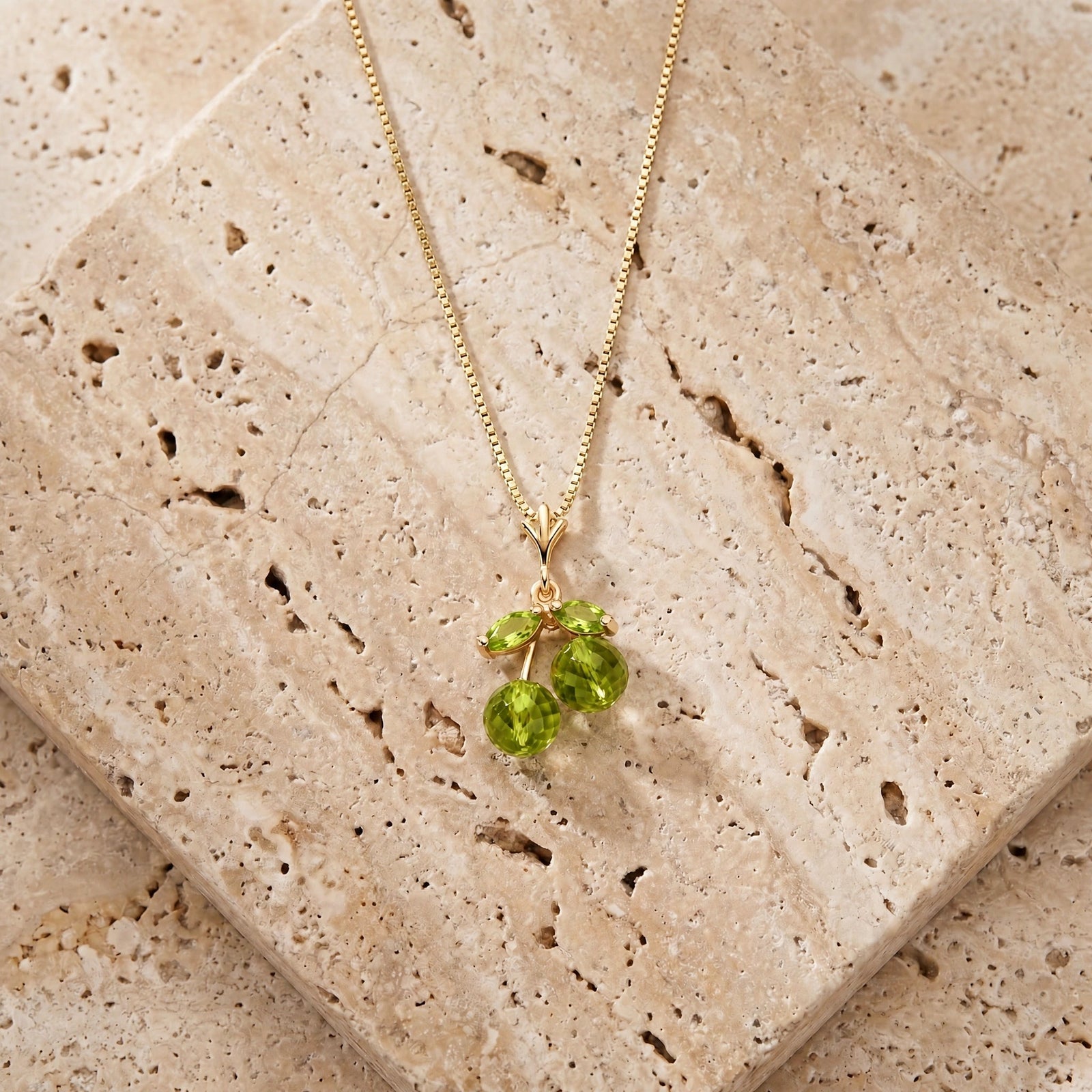 Yellow Gold Peridot — Edda