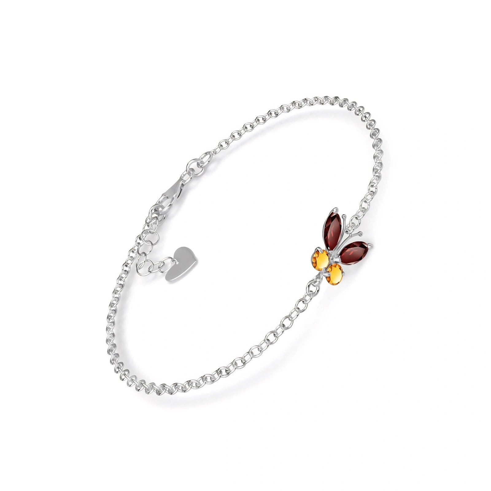 White Gold Bracelet Aquamarine 10K — Azzurra