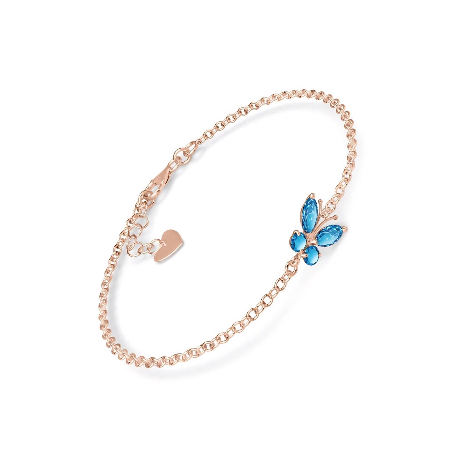 Rose Gold Bracelet Citrine 10K — Azzurra