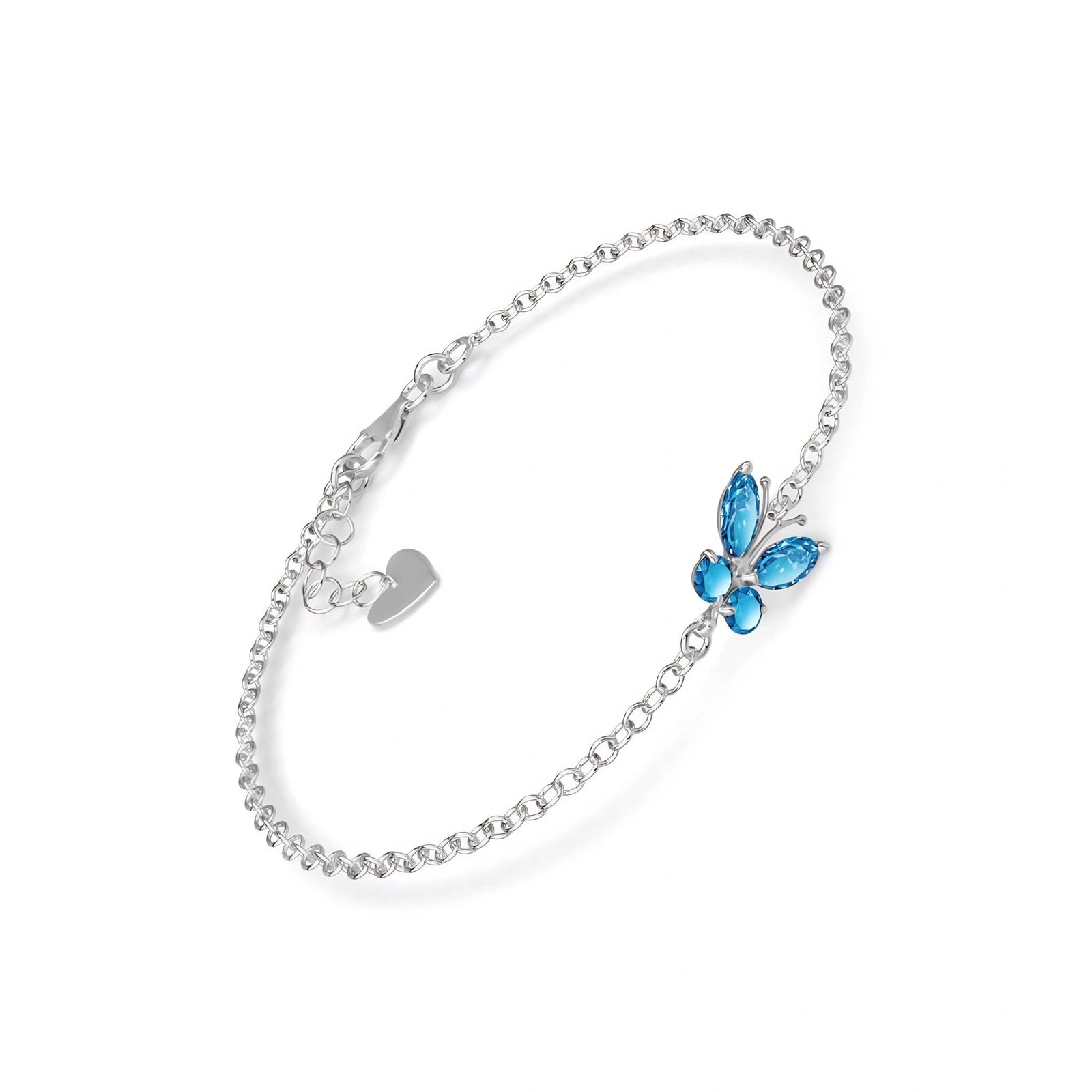White Gold Bracelet Citrine 10K — Azzurra