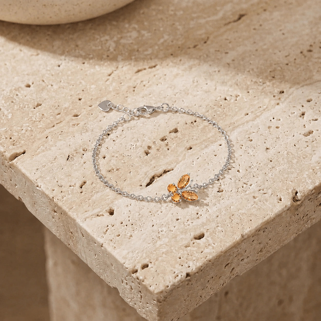 White Gold Bracelet Opal 10K — Azzurra