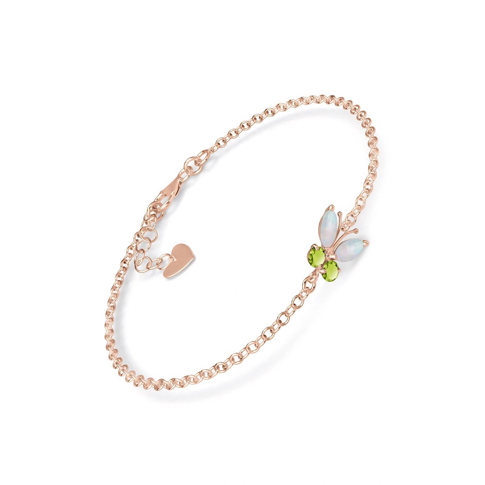 Rose Gold Bracelet Ruby 10K — Azzurra