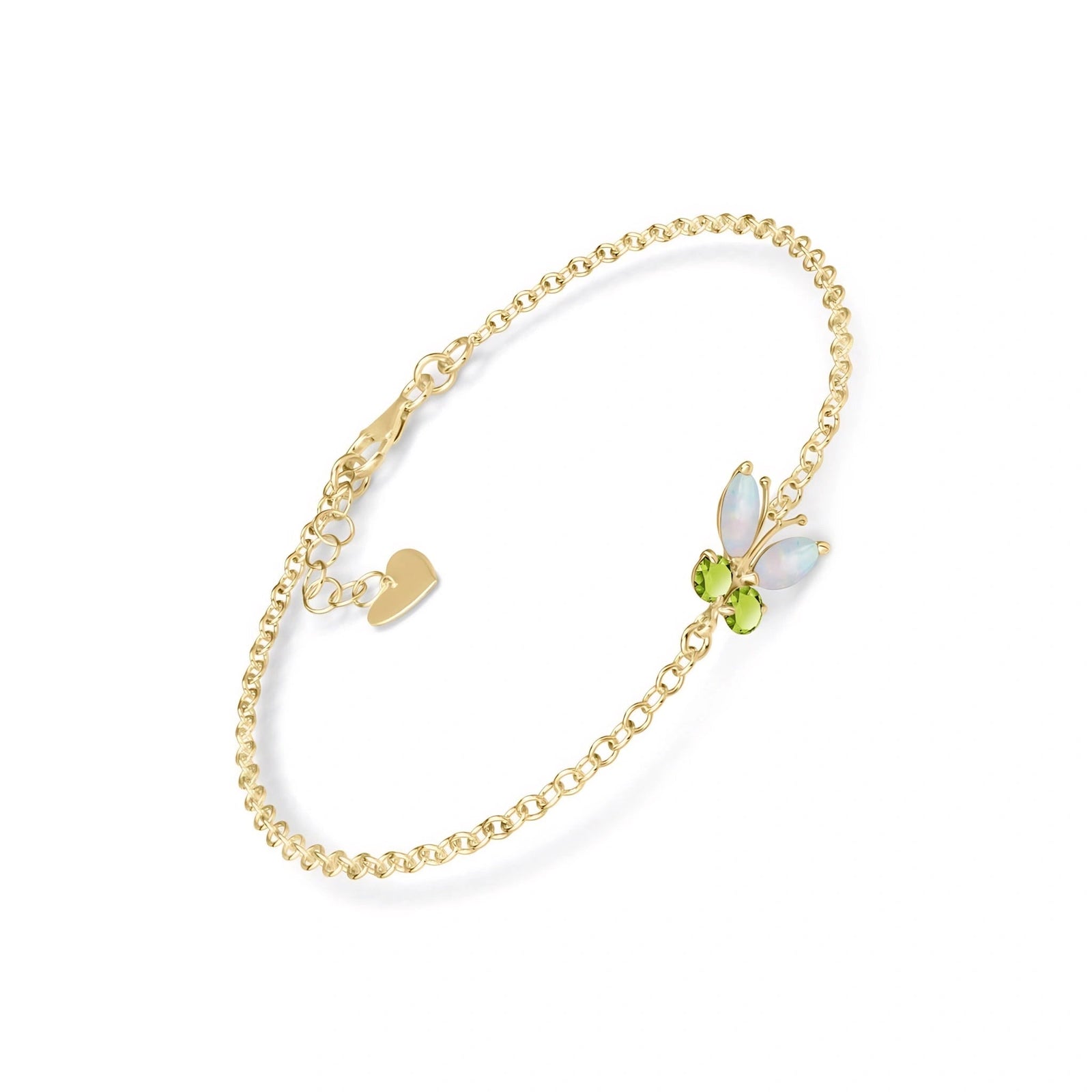 Yellow Gold Bracelet Ruby 10K — Azzurra