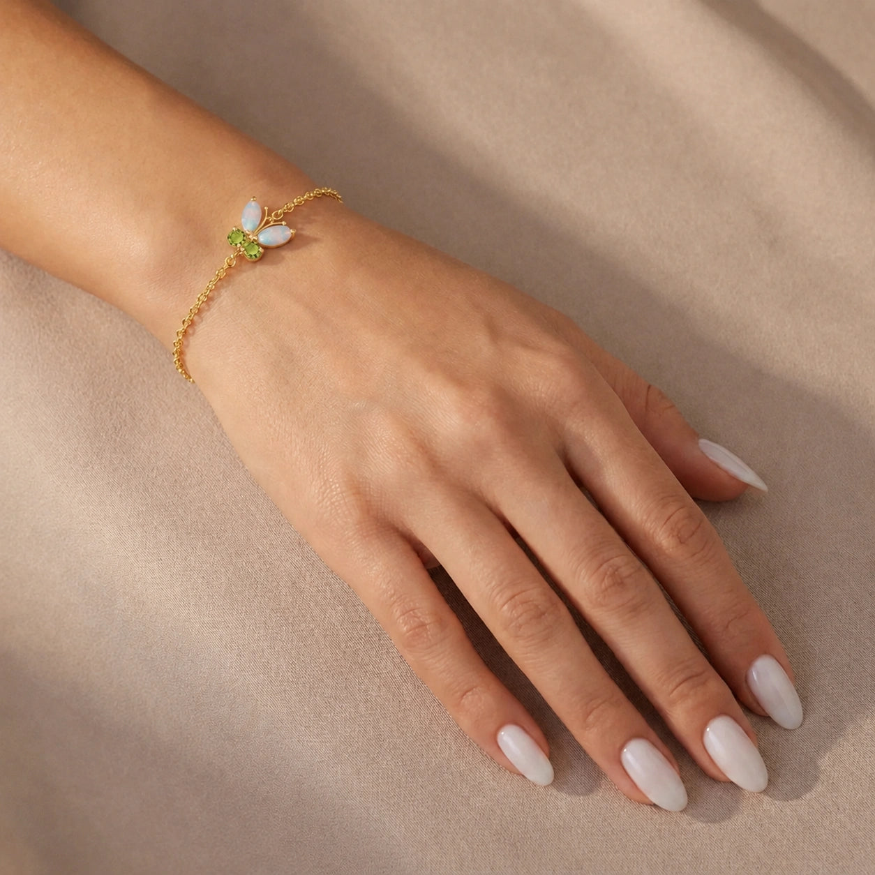 Yellow Gold Bracelet Ruby 10K — Azzurra