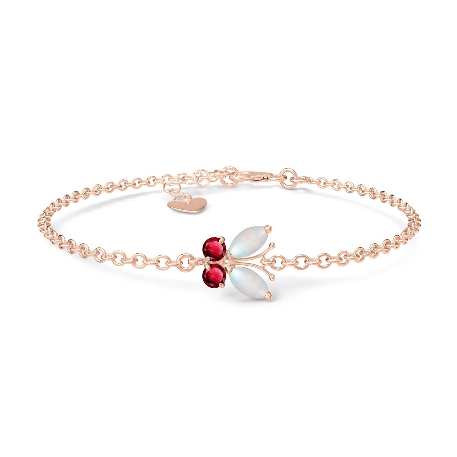 Rose Gold Bracelet Sapphire 10K — Azzurra