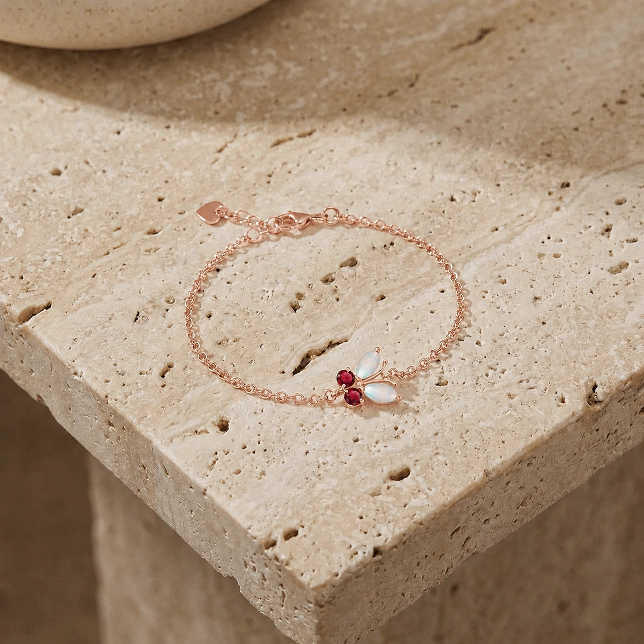 Rose Gold Bracelet Sapphire 10K — Azzurra