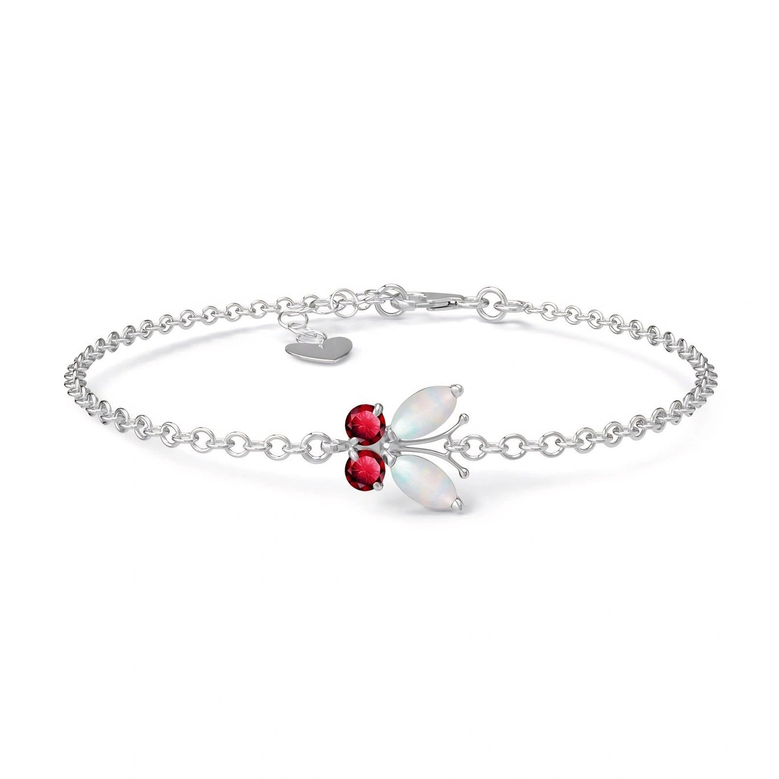 White Gold Bracelet Sapphire 10K — Azzurra