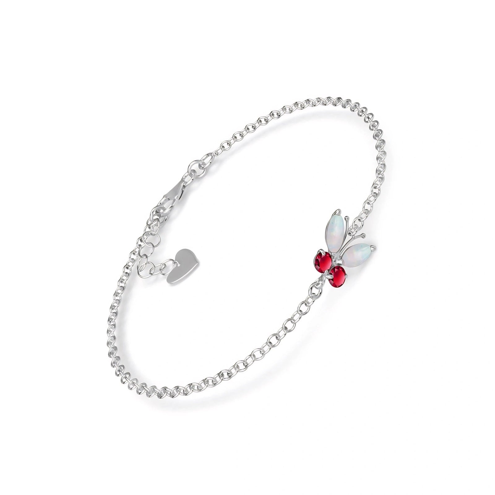 White Gold Bracelet Sapphire 10K — Azzurra