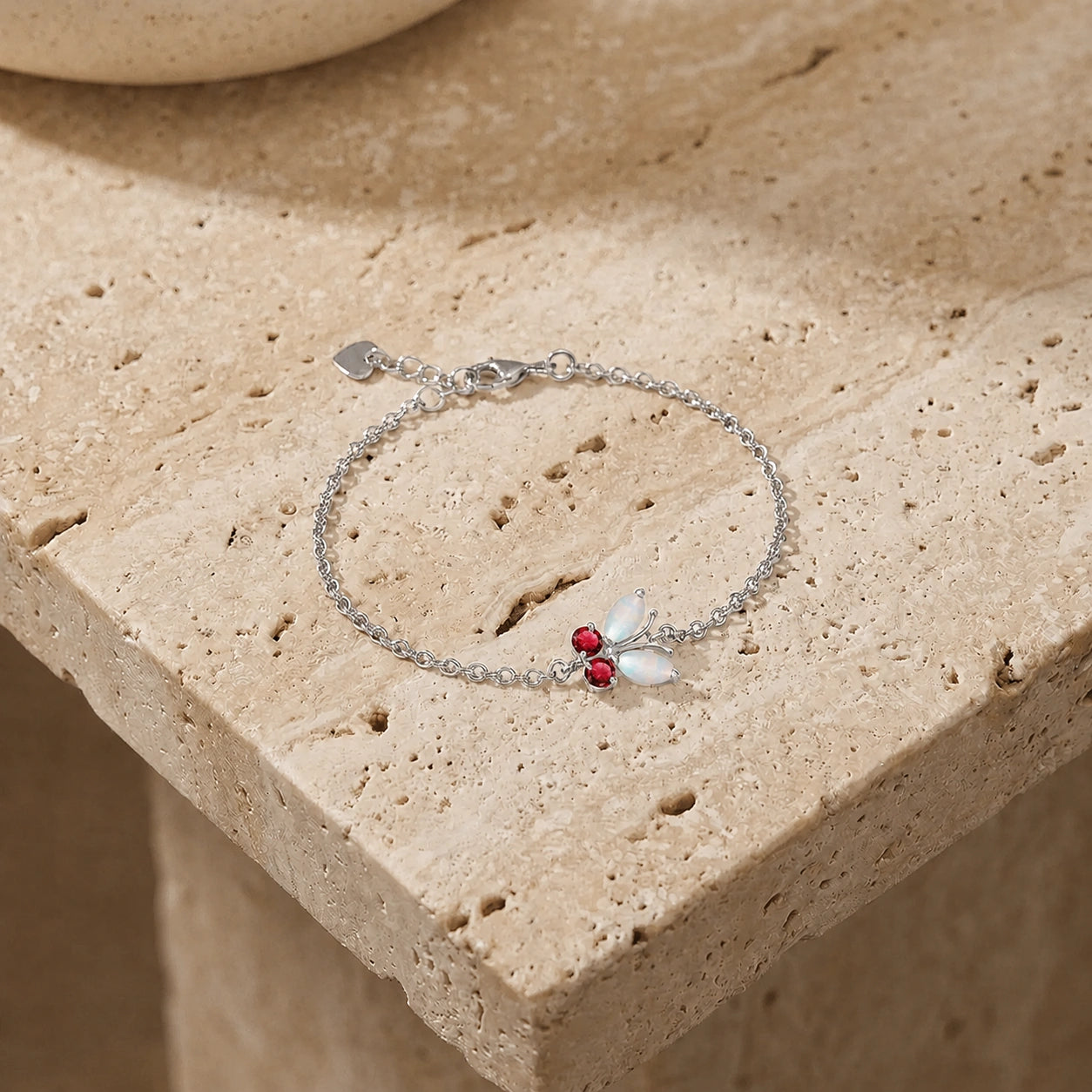 White Gold Bracelet Sapphire 10K — Azzurra