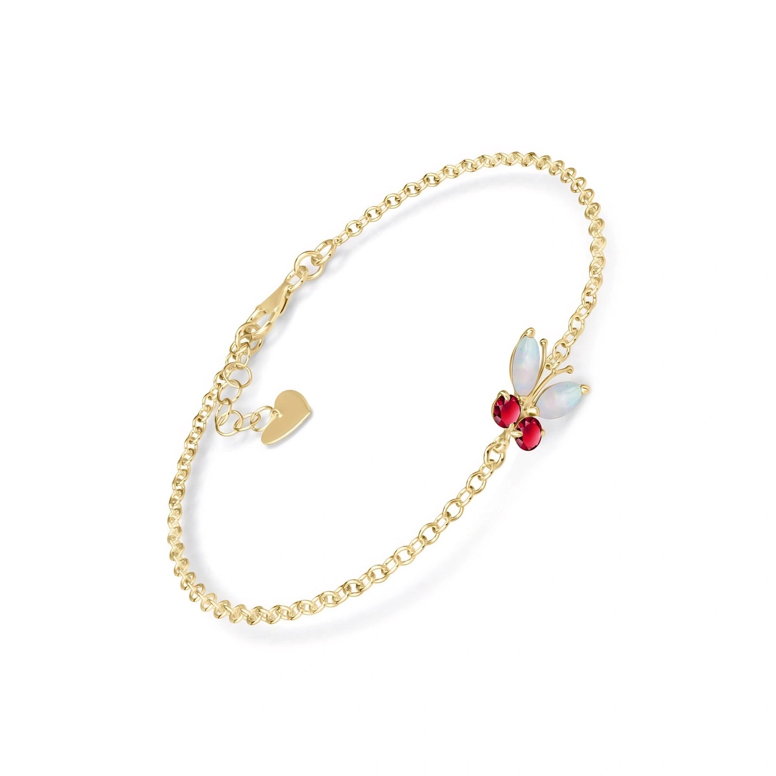 Yellow Gold Bracelet Sapphire 10K — Azzurra