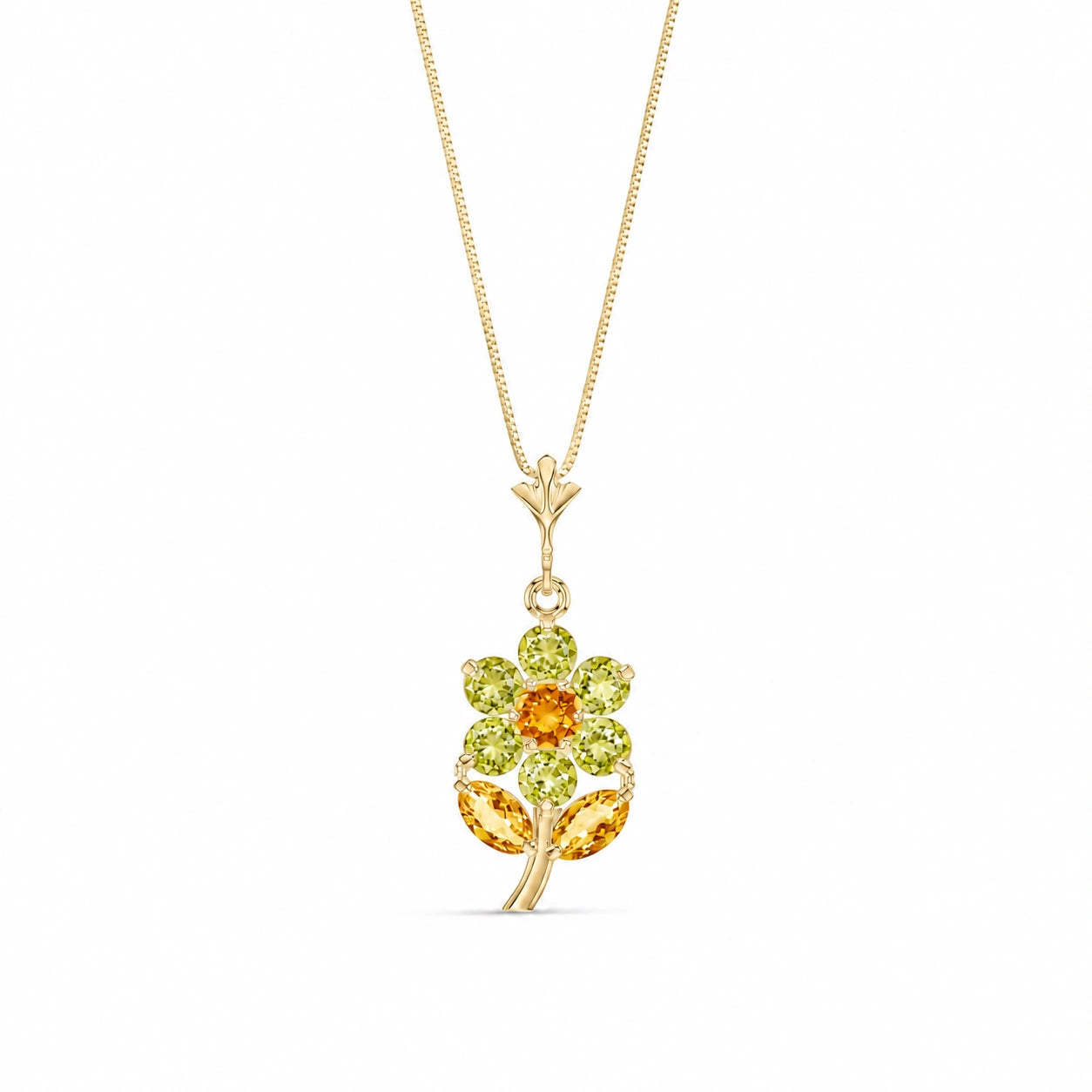 Yellow Gold Citrine & Peridot — Tomasina