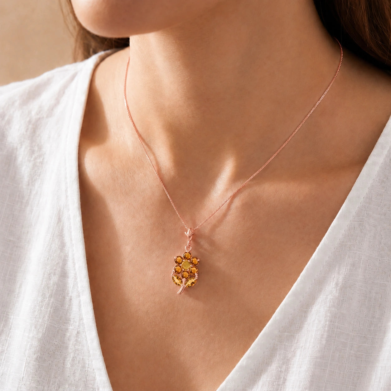 Rose Gold Citrine — Tomasina