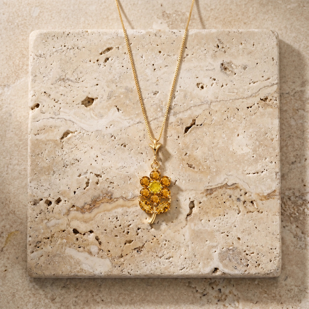 Yellow Gold Citrine — Tomasina