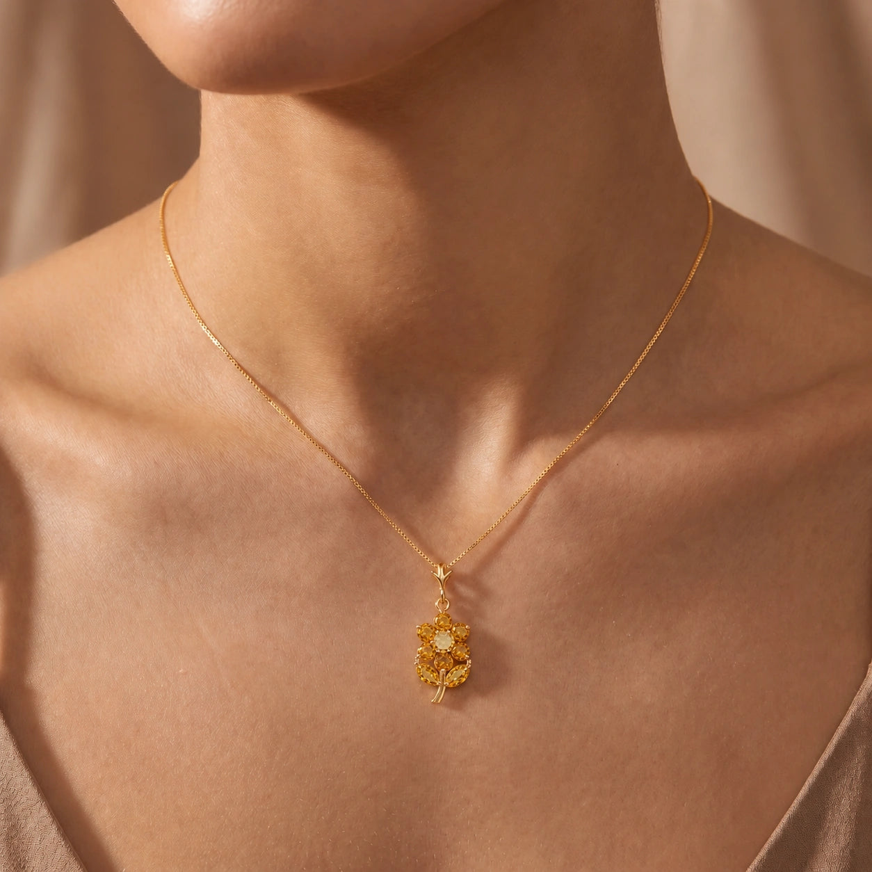 Yellow Gold Citrine — Tomasina