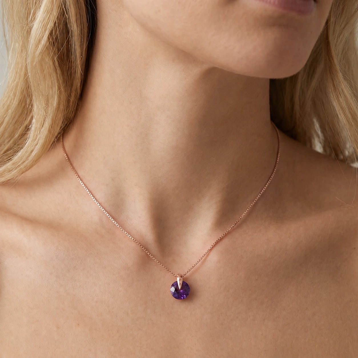 Rose Gold Amethyst — Ubaldesca
