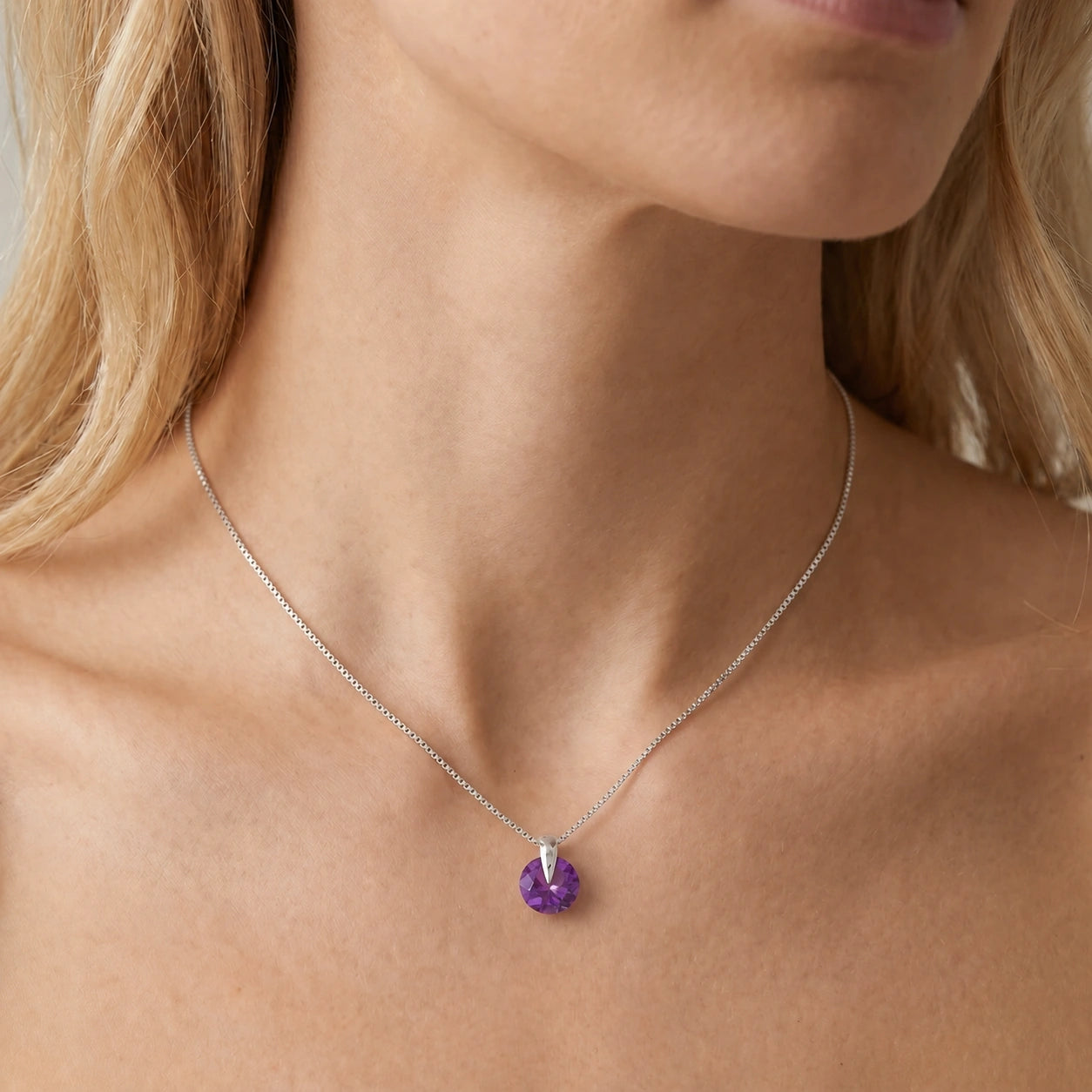 White Gold Amethyst — Ubaldesca