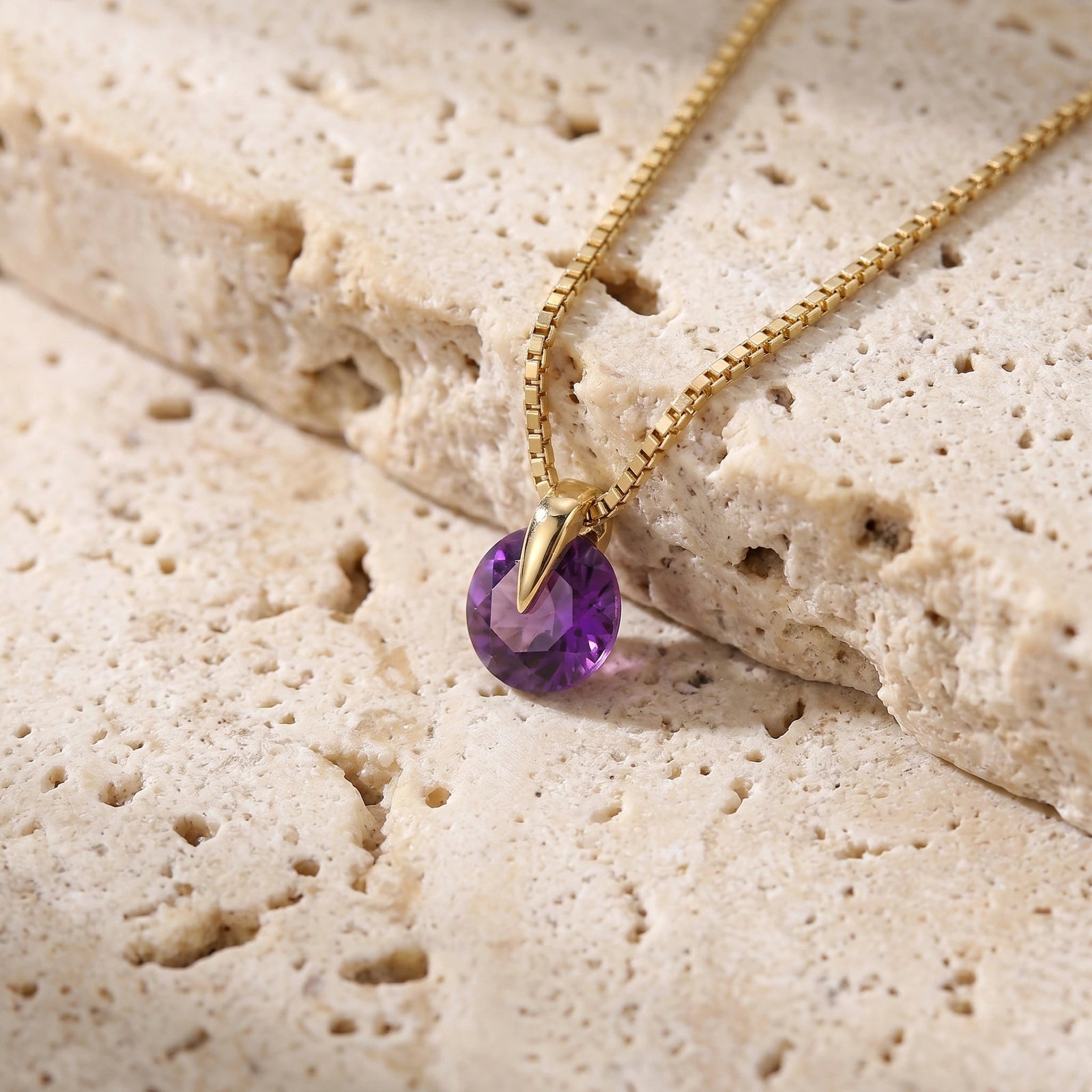 Yellow Gold Amethyst — Ubaldesca