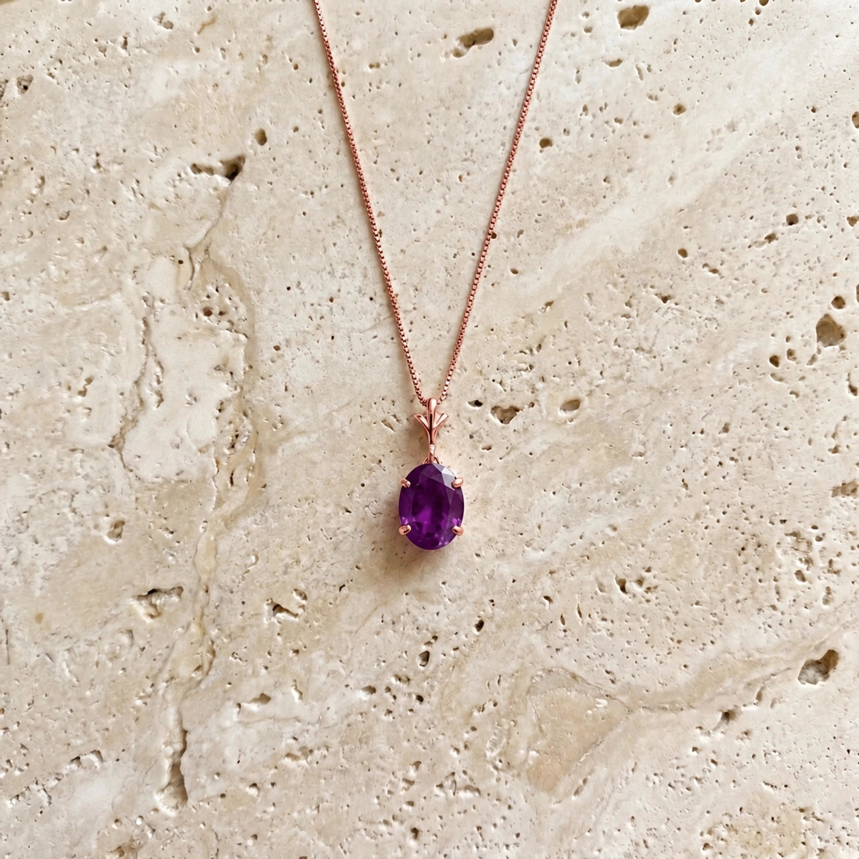 Rose Gold Amethyst — Ubaldina