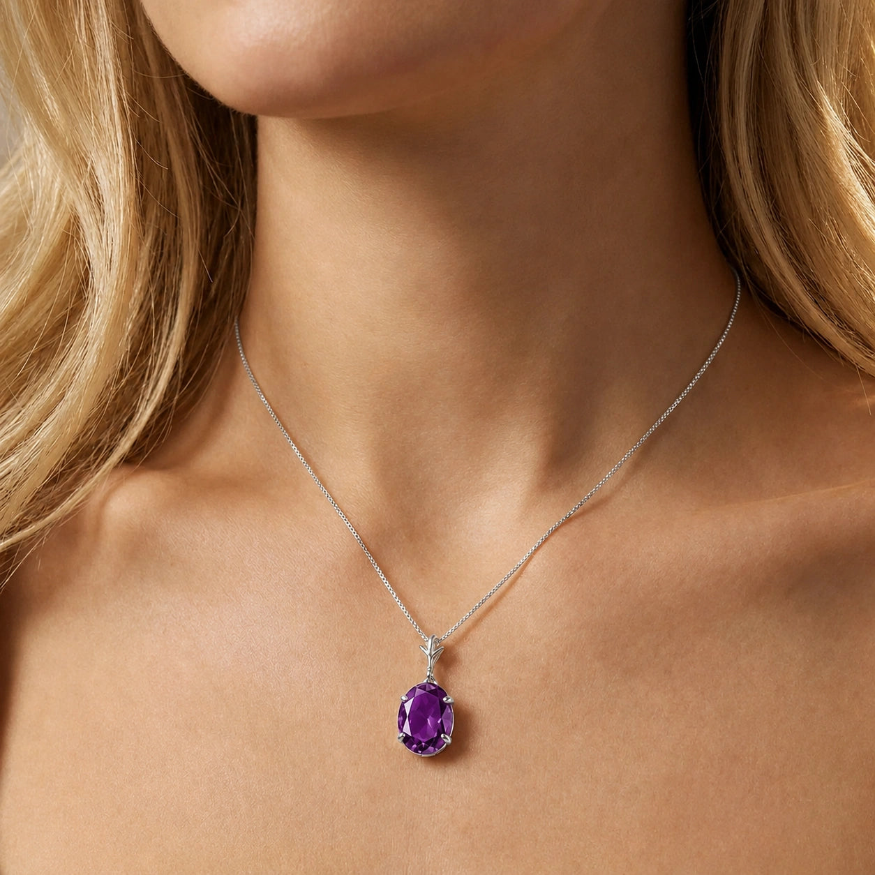 White Gold Amethyst — Ubaldina