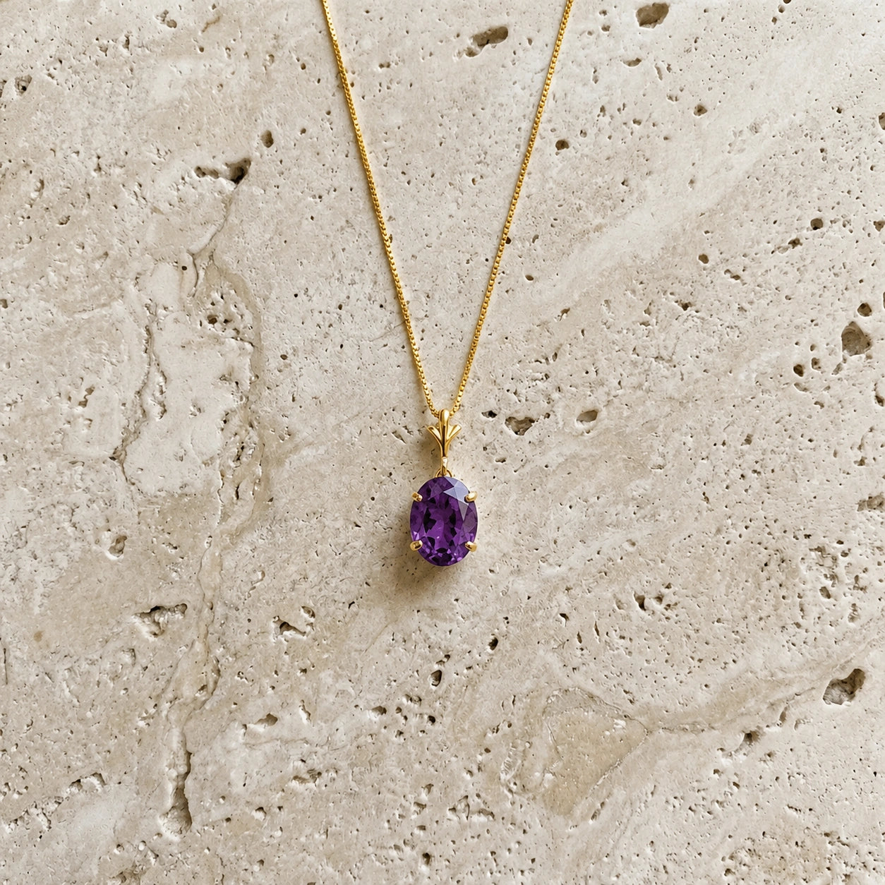 Yellow Gold Amethyst — Ubaldina