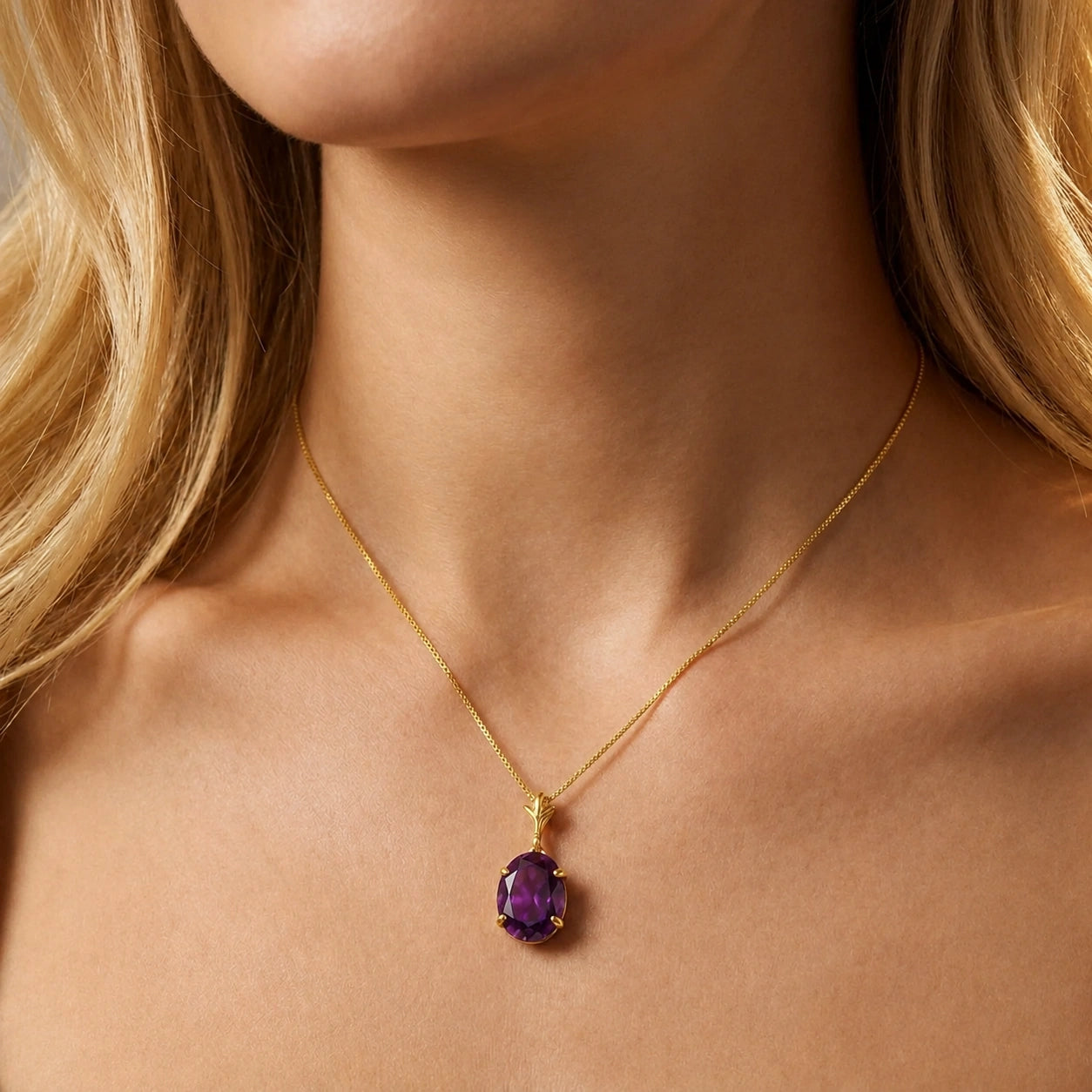 Yellow Gold Amethyst — Ubaldina