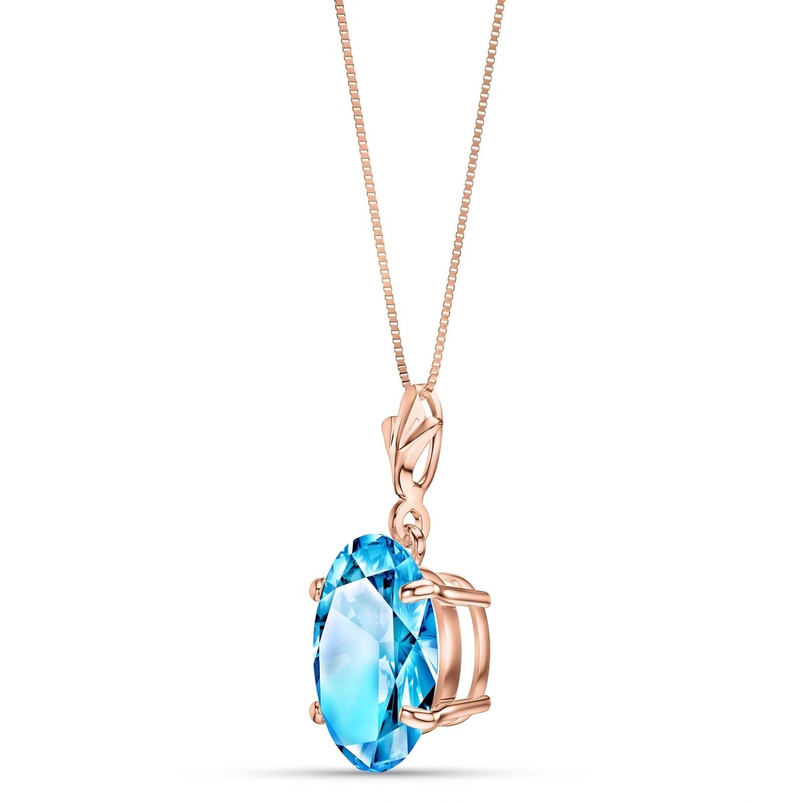 Rose Gold Blue Topaz — Ubaldina