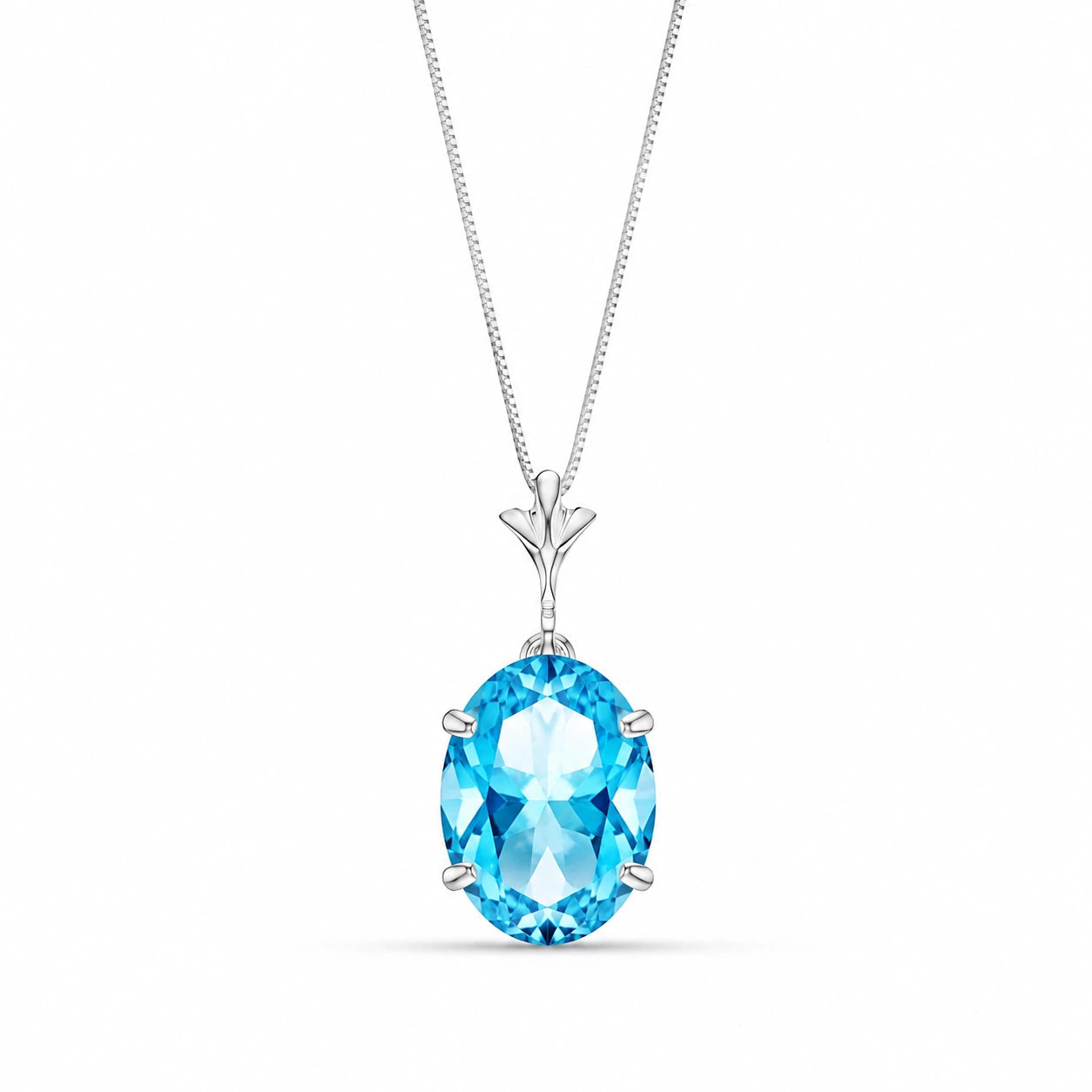 White Gold Blue Topaz — Ubaldina