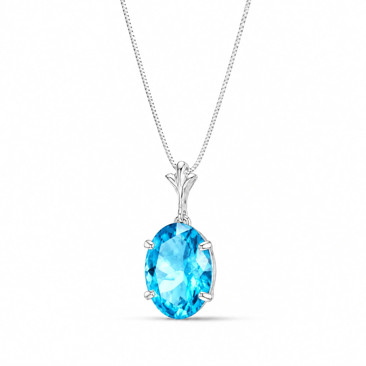 White Gold Blue Topaz — Ubaldina