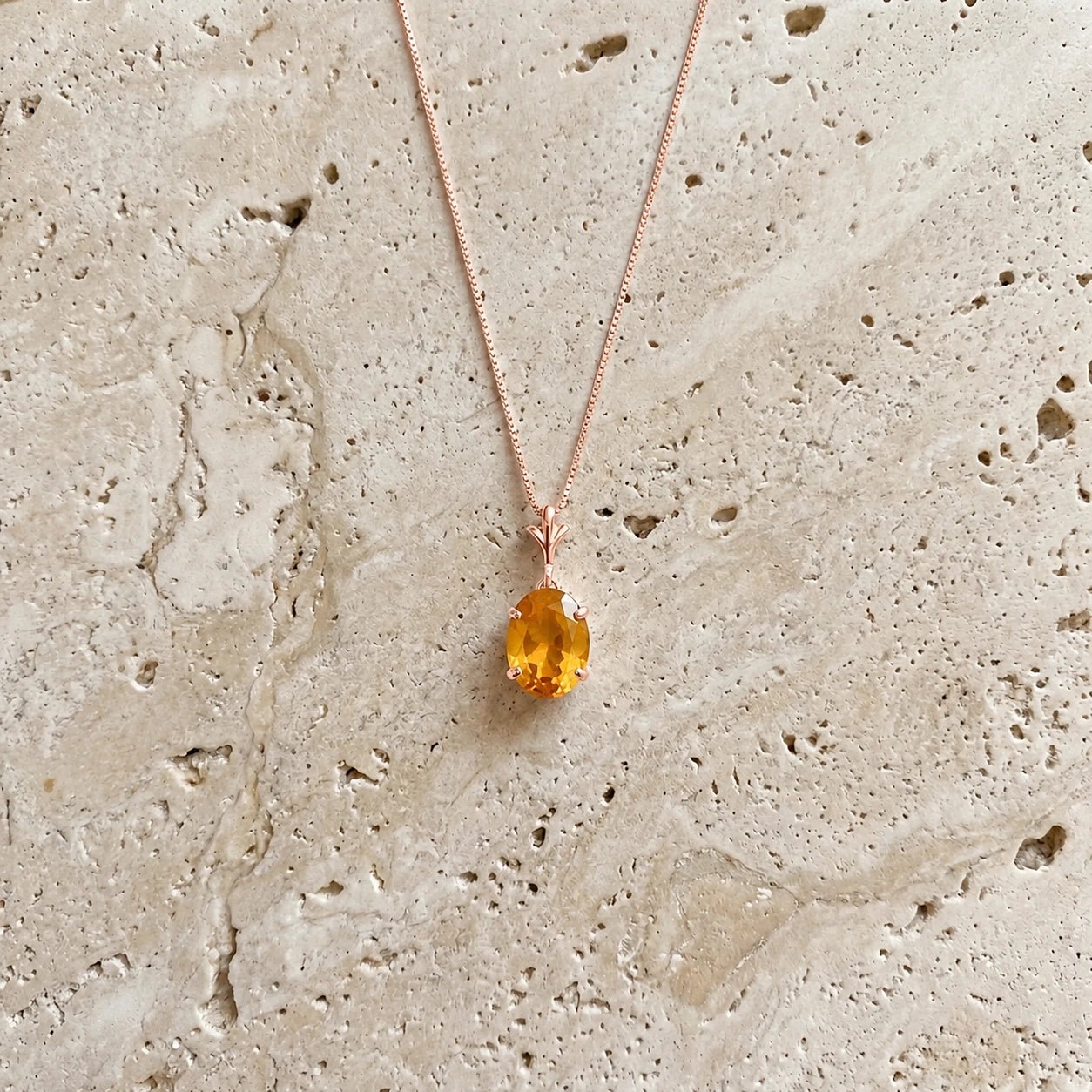 Rose Gold Citrine — Ubaldina