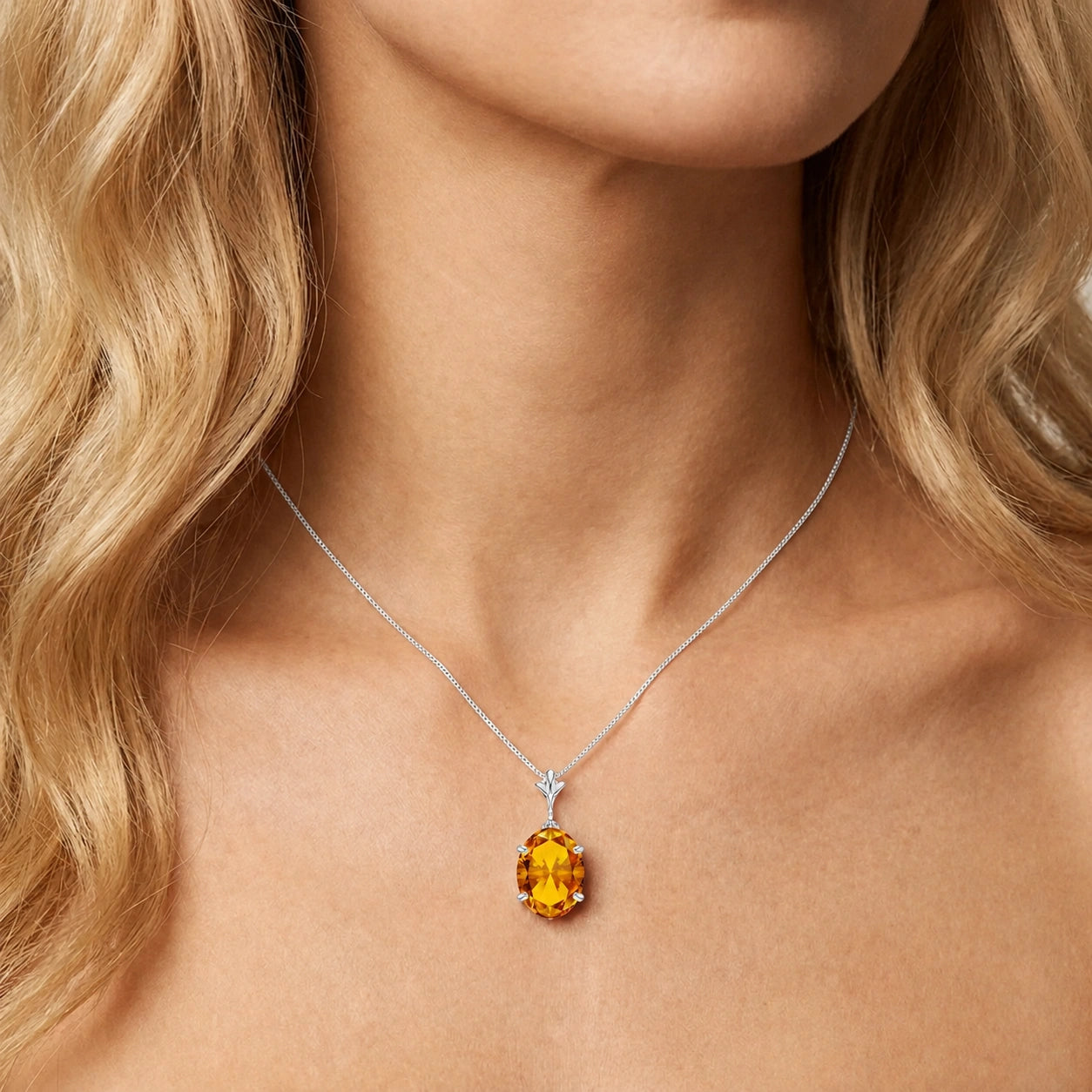 White Gold Citrine — Ubaldina