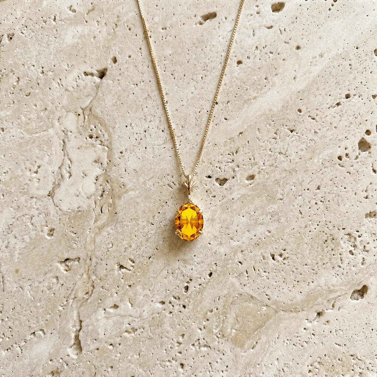 Yellow Gold Citrine — Ubaldina
