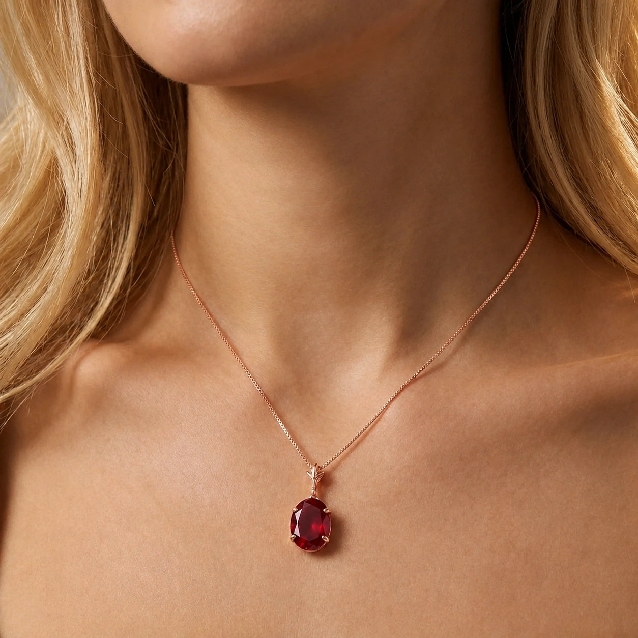Rose Gold Garnet — Ubaldina