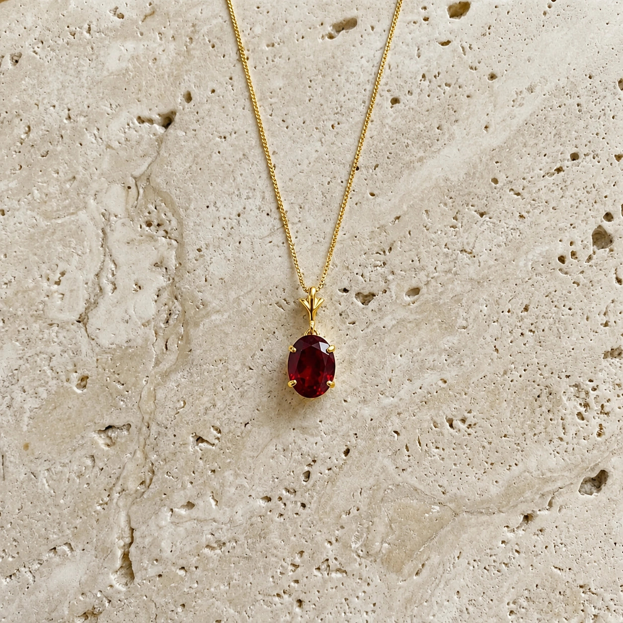 Yellow Gold Garnet — Ubaldina