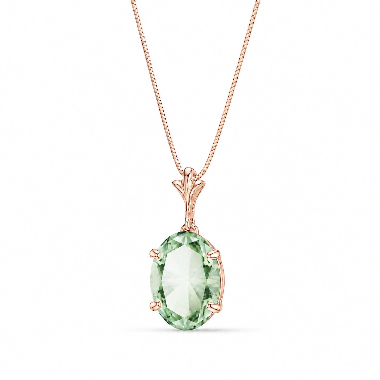 Rose Gold Green Amethyst — Ubaldina