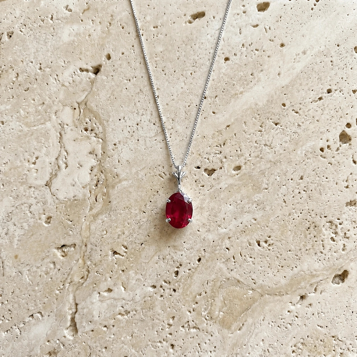 White Gold Ruby — Ubaldina