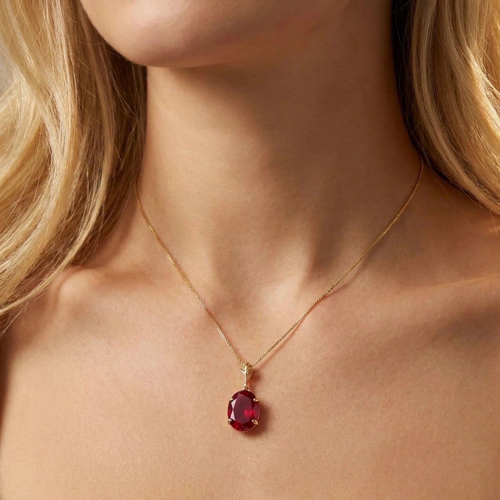 Yellow Gold Ruby — Ubaldina