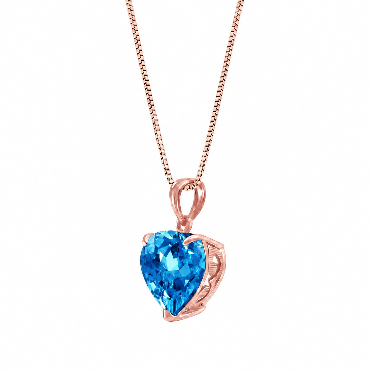 Rose Gold Blue Topaz — Uberta