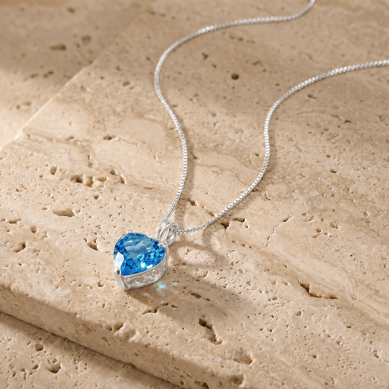 White Gold Blue Topaz — Uberta