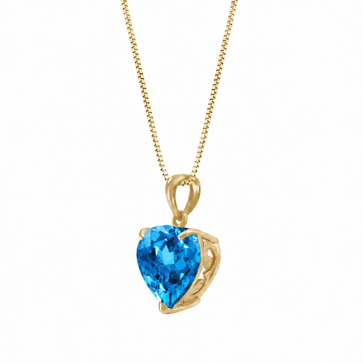 Yellow Gold Blue Topaz — Uberta