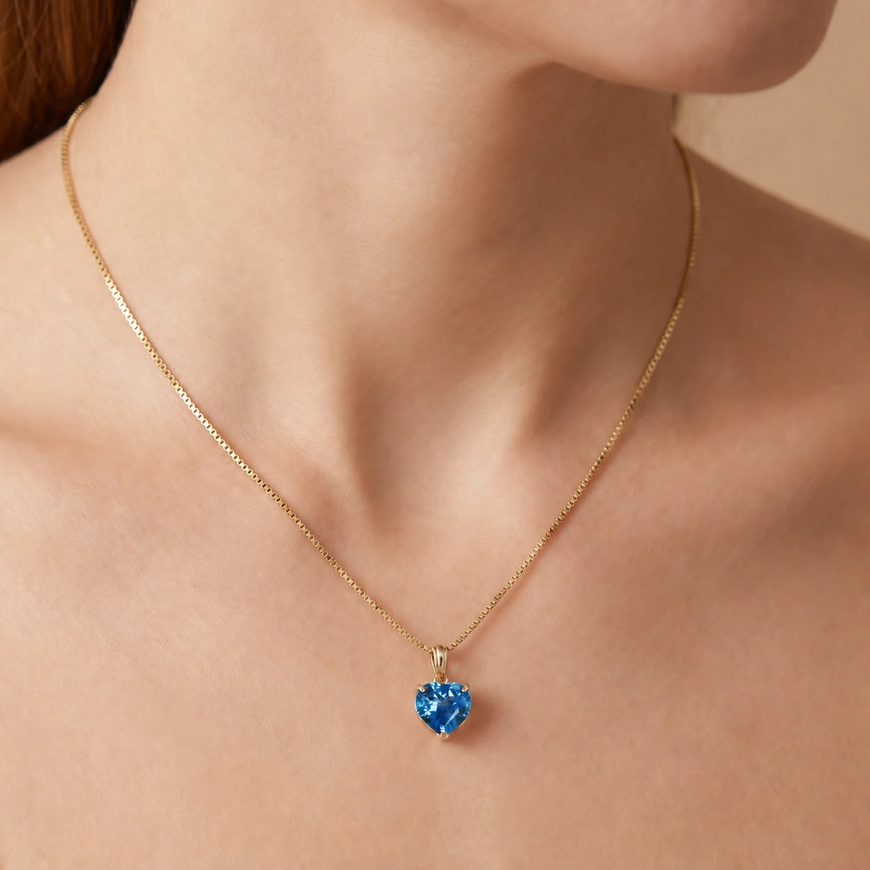 Yellow Gold Blue Topaz — Uberta