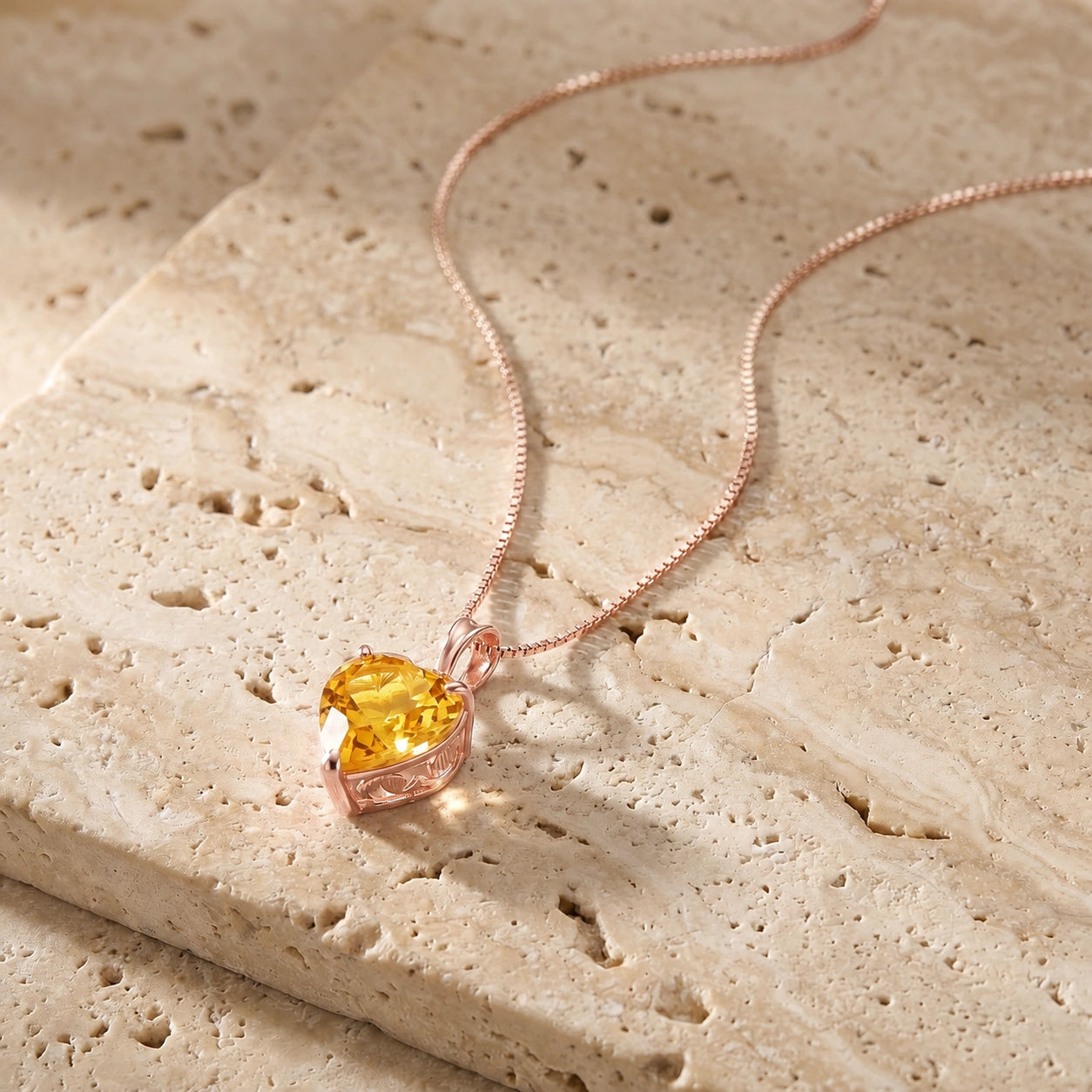 Rose Gold Citrine — Uberta