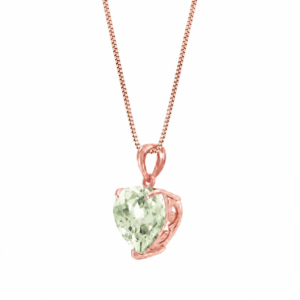 Rose Gold Green Amethyst — Uberta