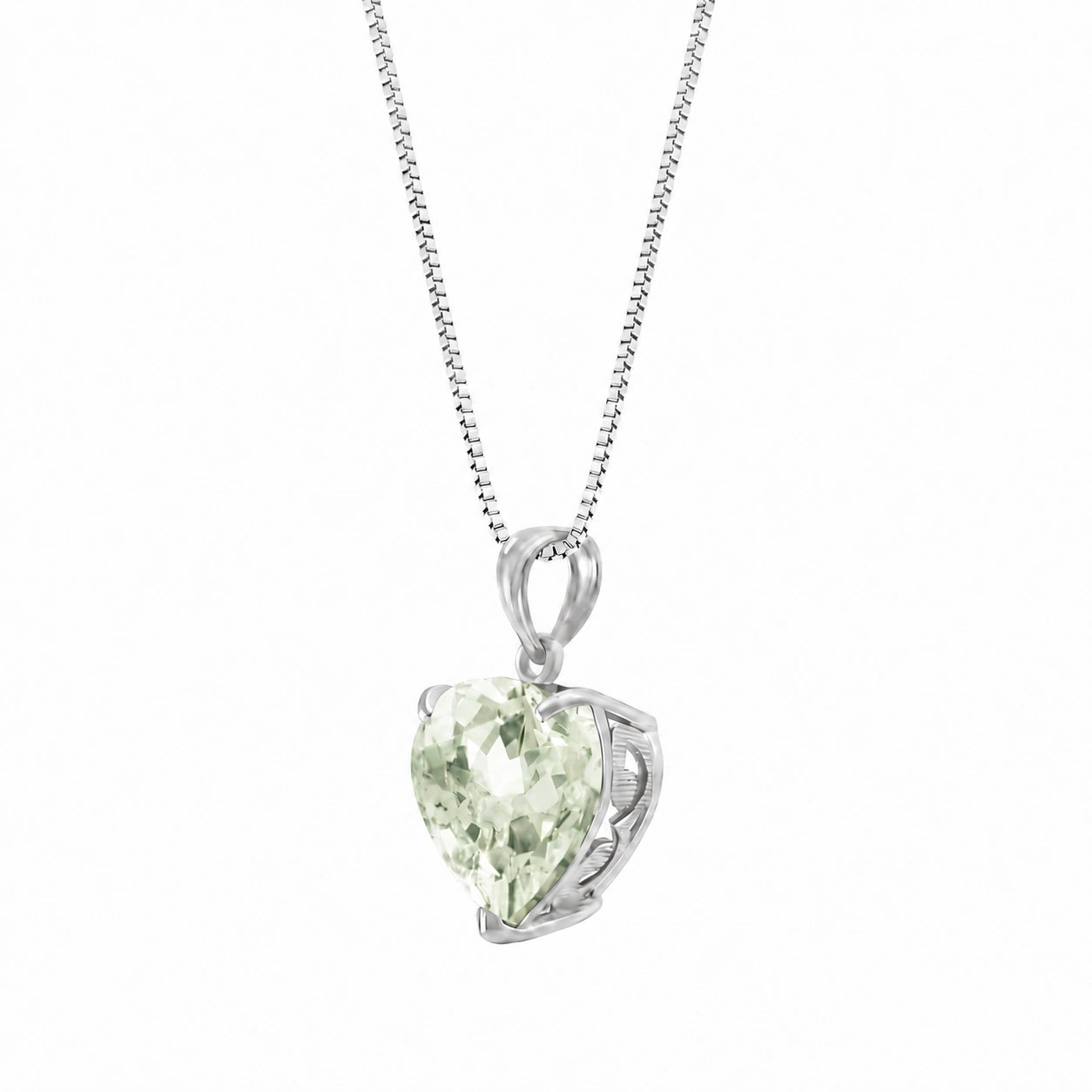 White Gold Green Amethyst — Uberta