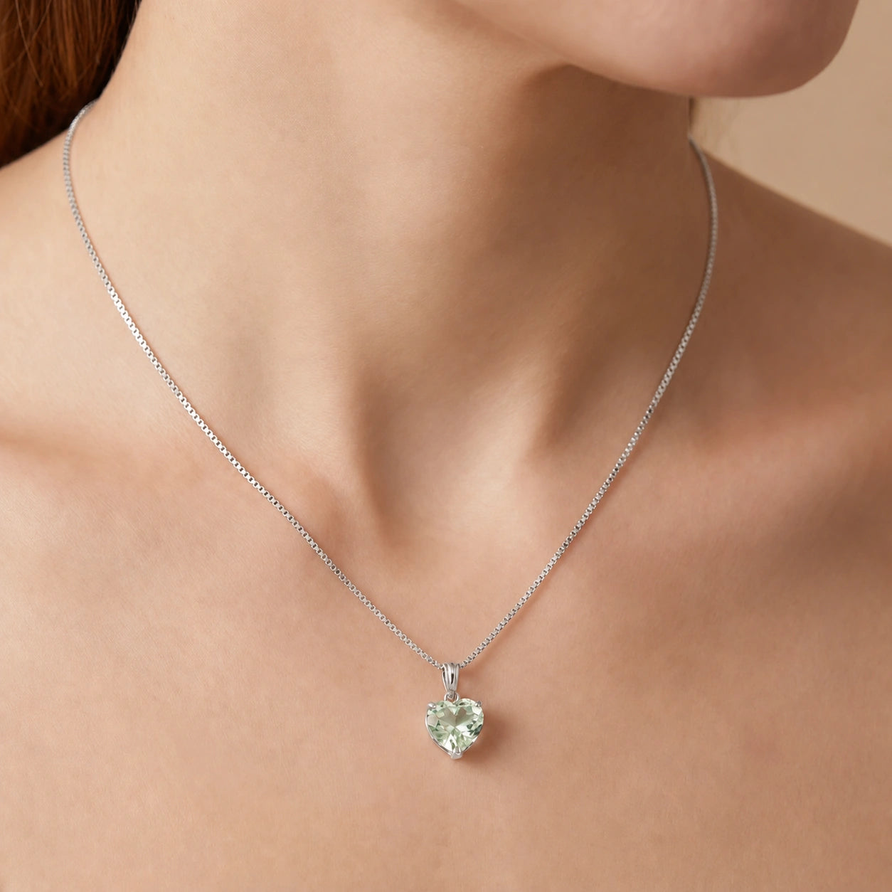 White Gold Green Amethyst — Uberta